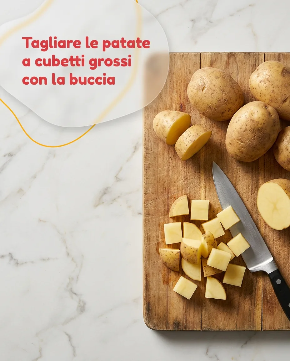 Alette di pollo e patate al forno fase 3