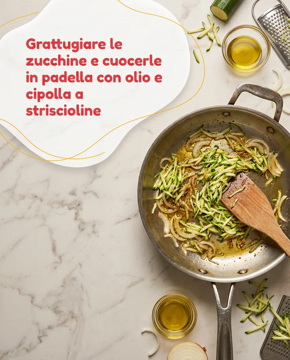 Casarecce con zucchina e uova fase 3