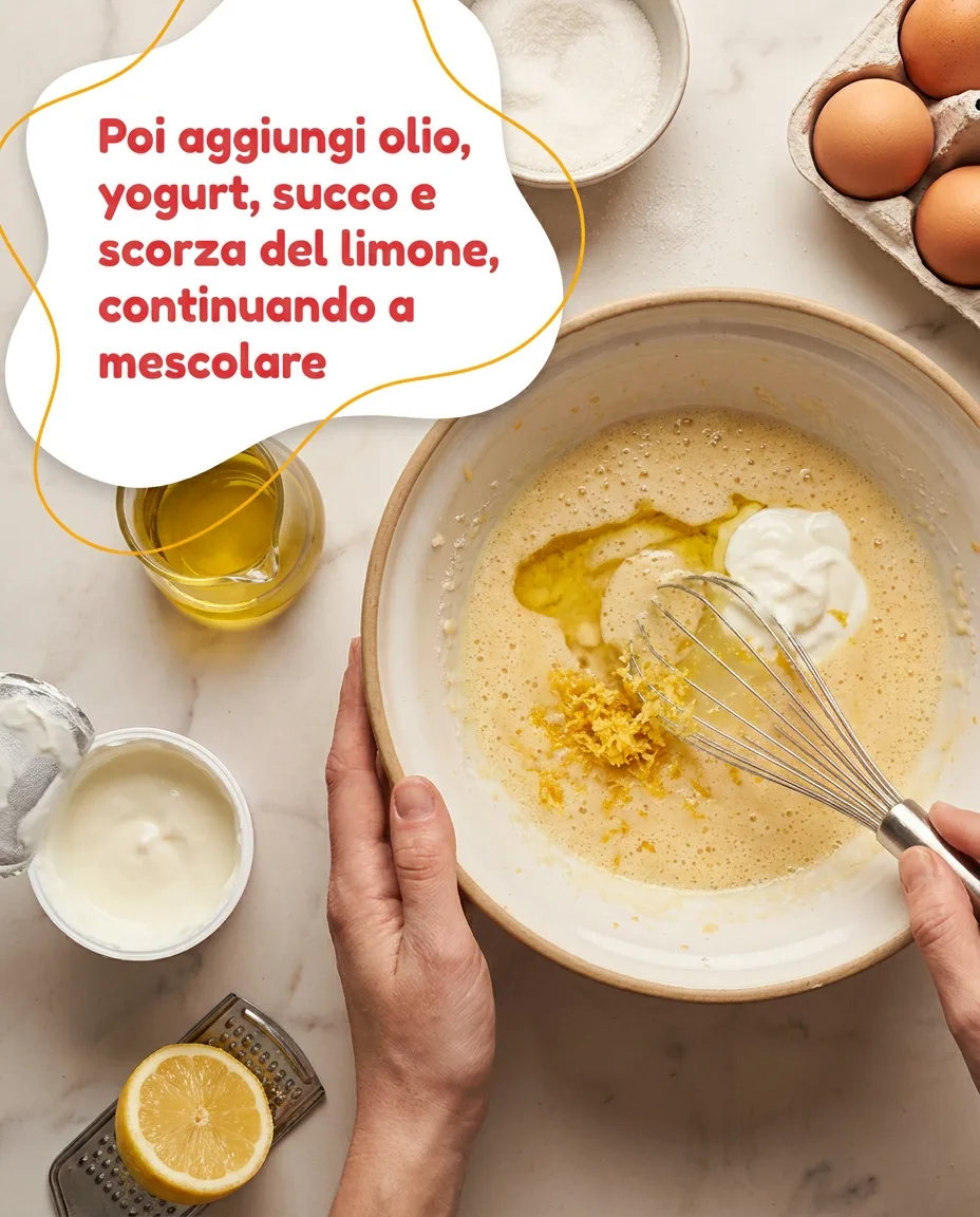Ciambella al limone fase 4