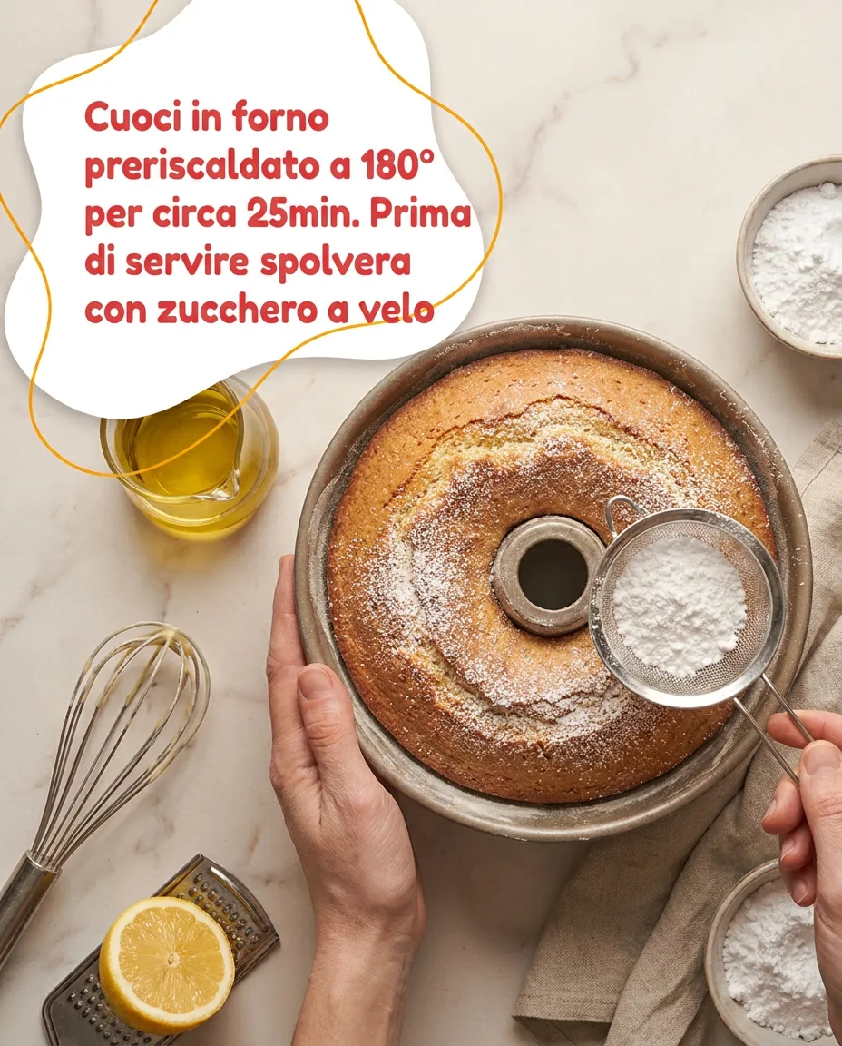 Ciambella al limone fase 6