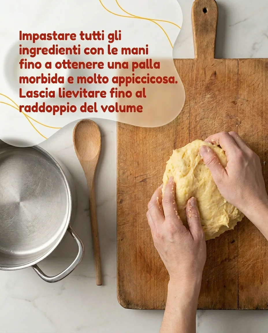 Ciambelle di patate fase 6