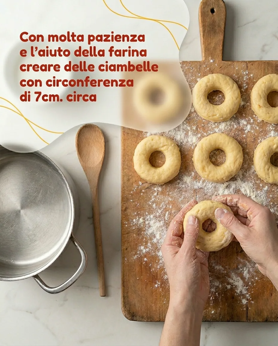 Ciambelle di patate fase 7