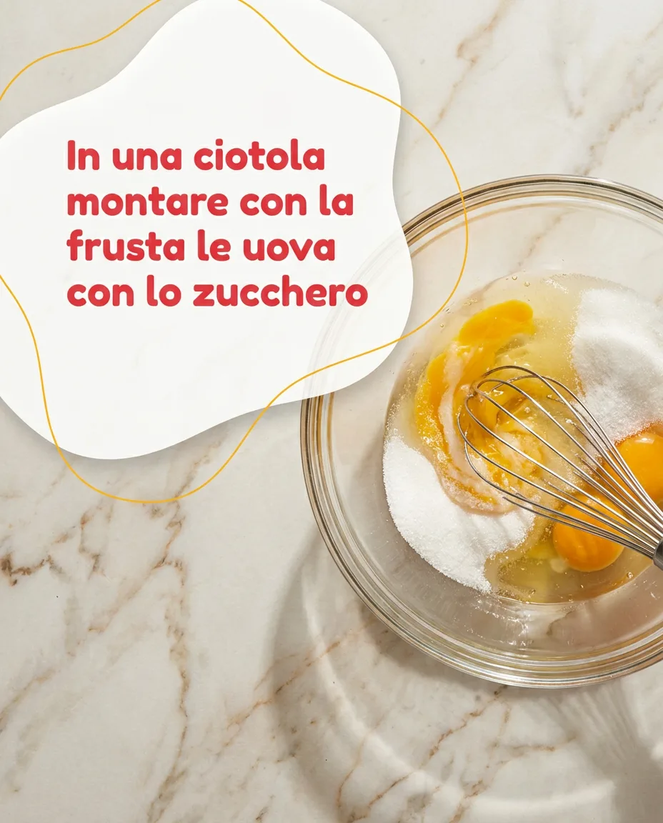 Crostata morbida con panna e fragole fase 3