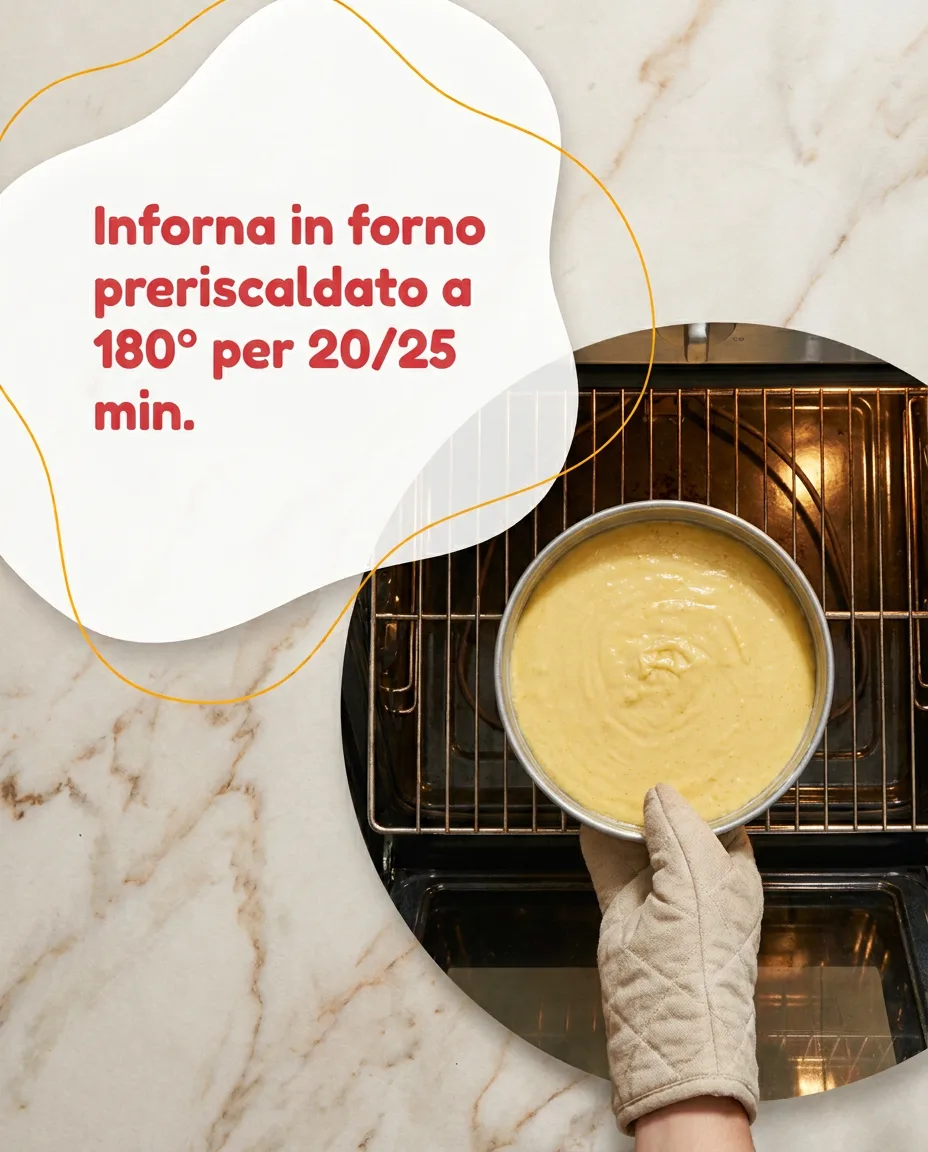Crostata morbida con panna e fragole fase 6
