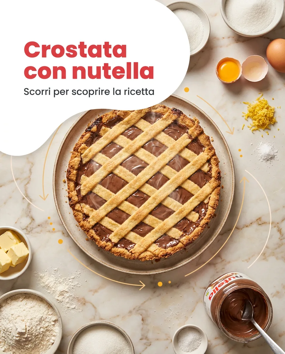 Crostata con nutella
