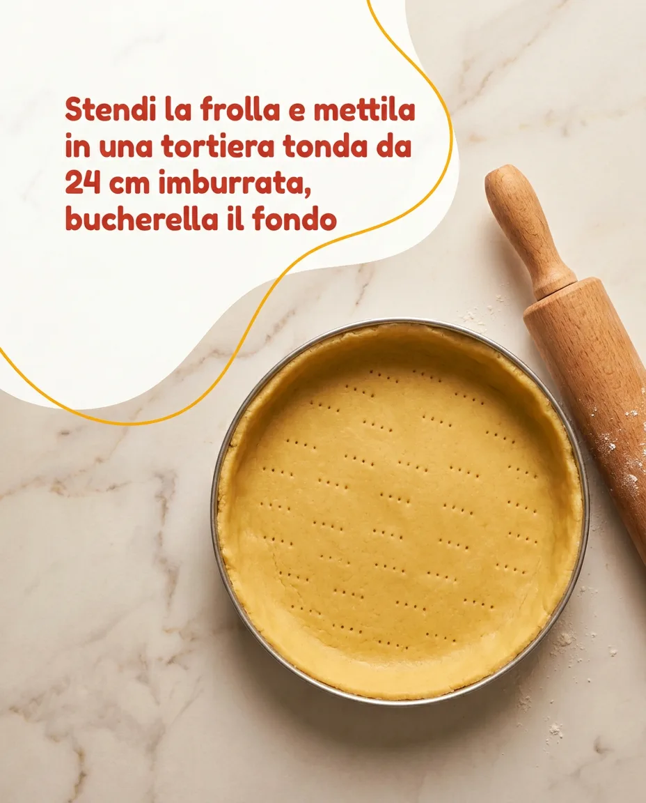 Crostata con nutella fase 6
