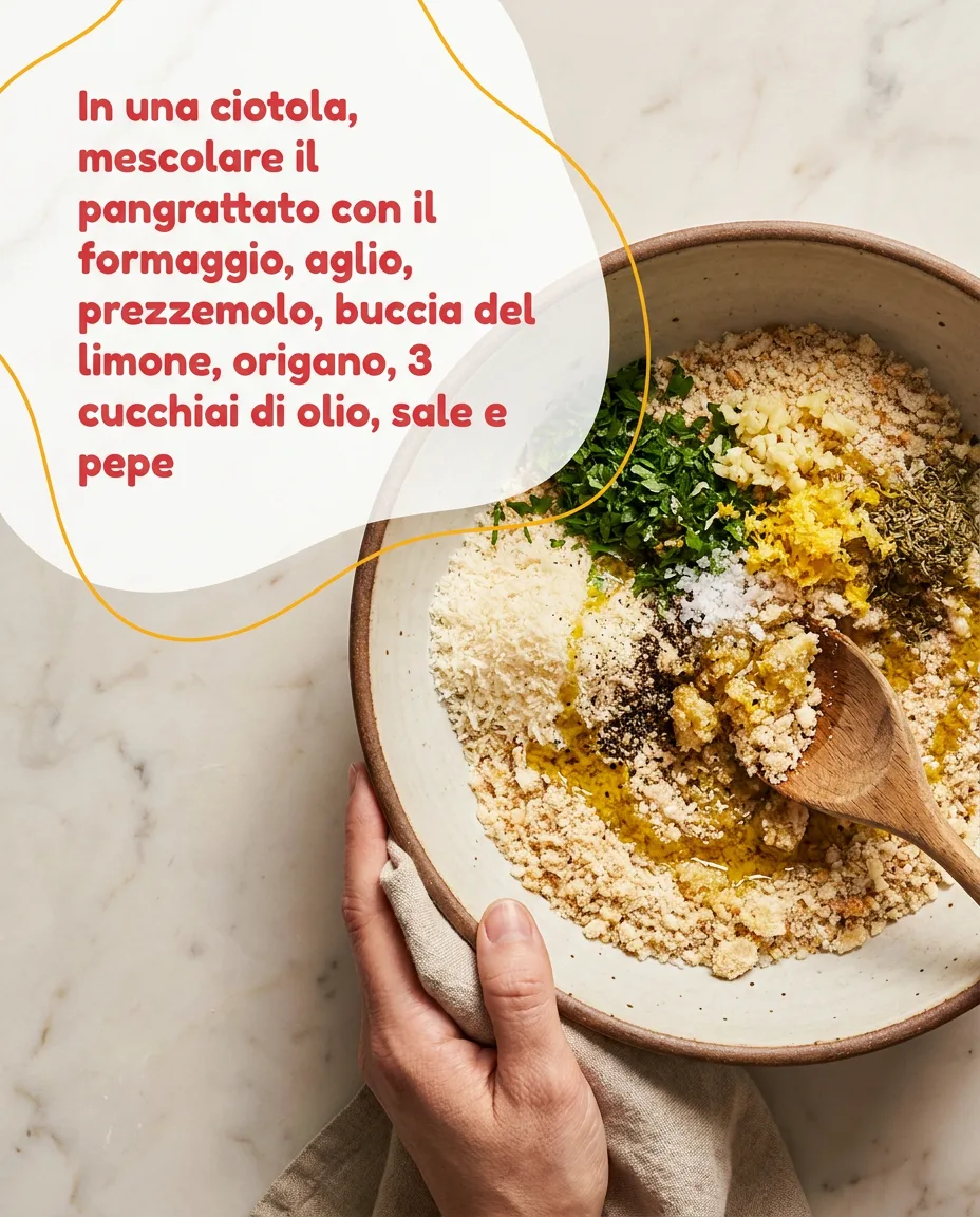Filetti di merluzzo gratinati fase 3