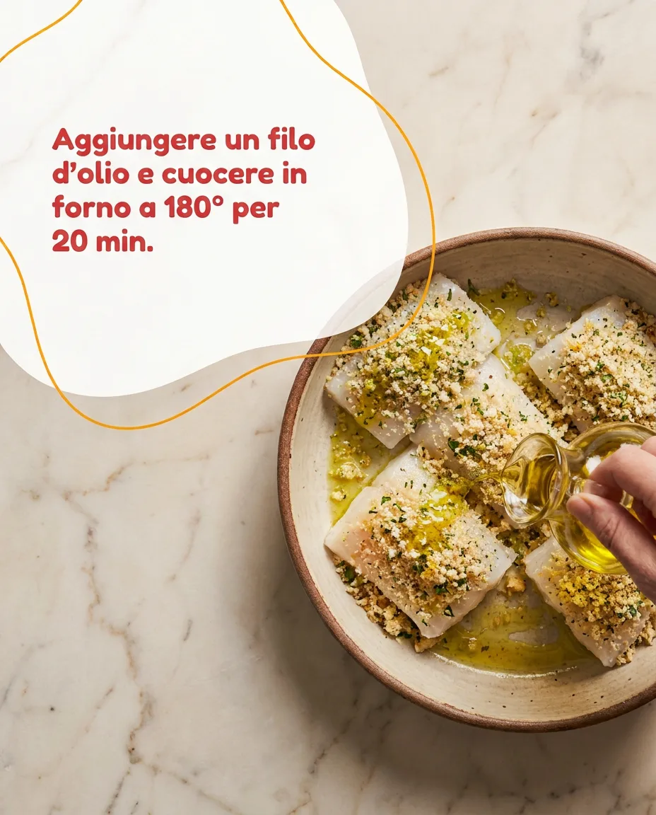 Filetti di merluzzo gratinati fase 6