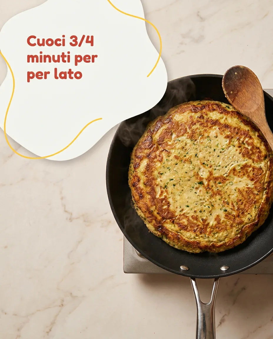 Frittata ripiena fase 6