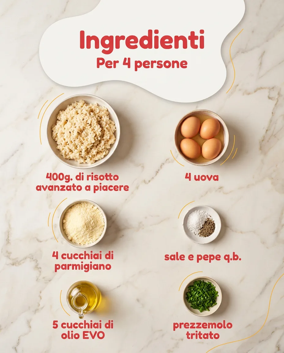 Frittata di risotto fase 2