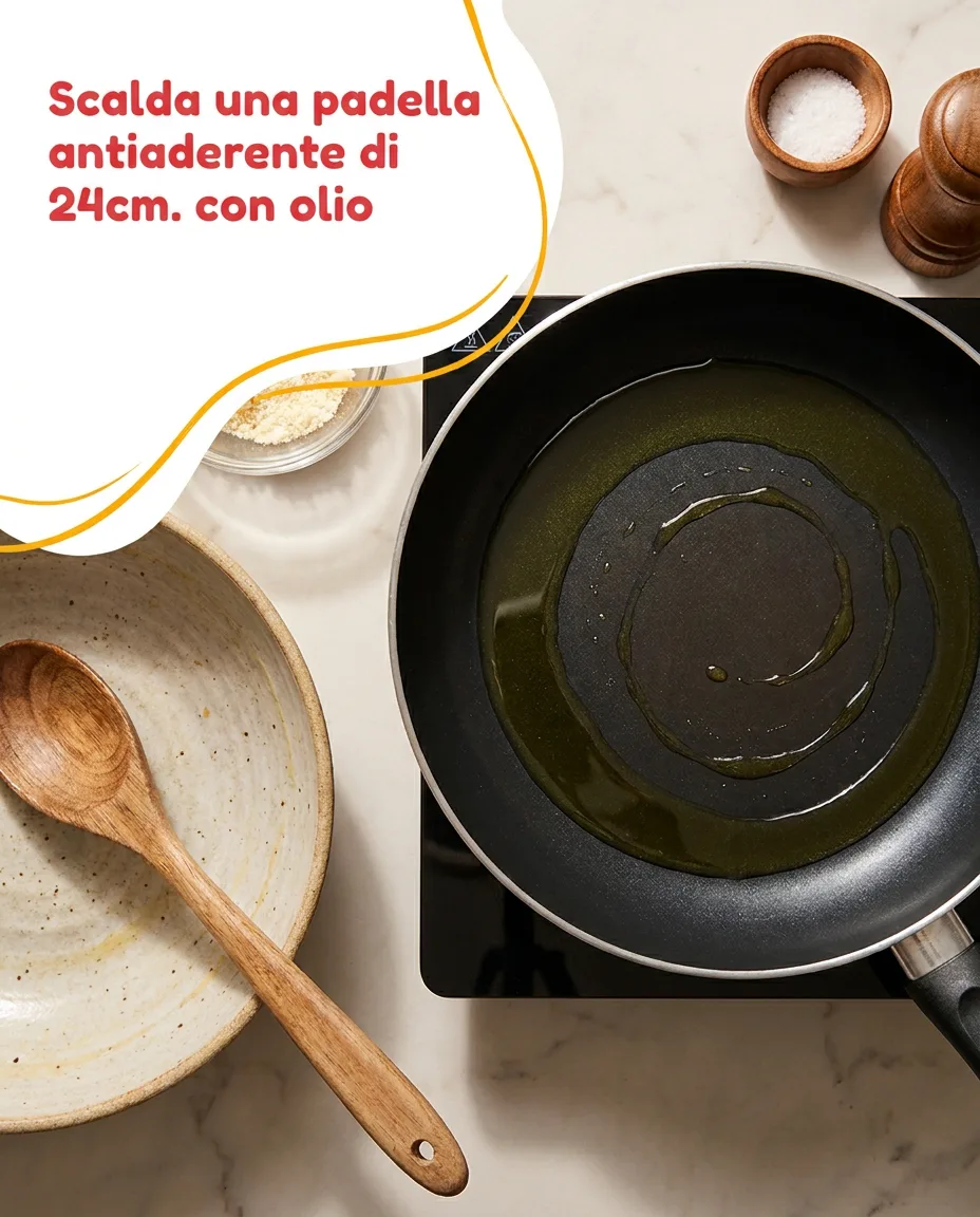 Frittata di risotto fase 4