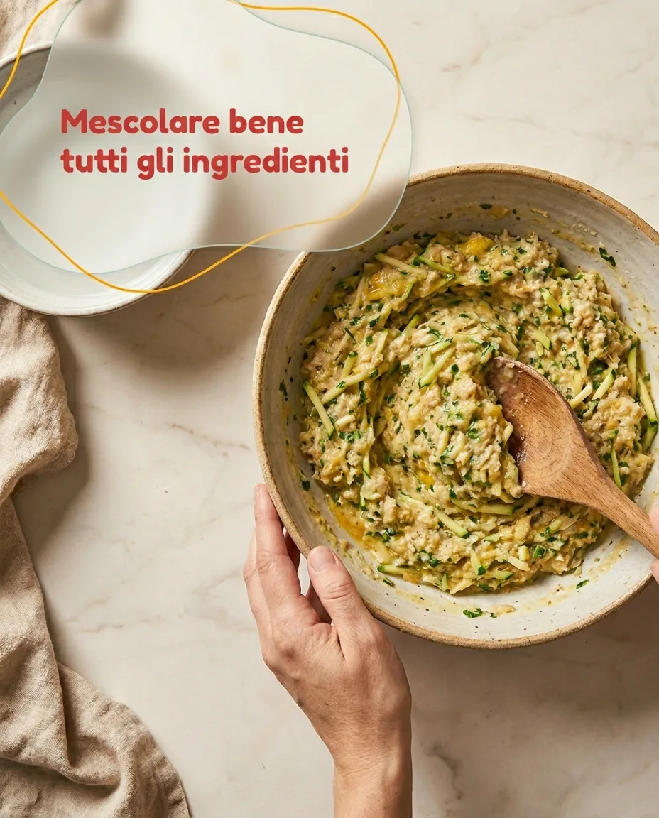 Frittata di zucchine fase 5