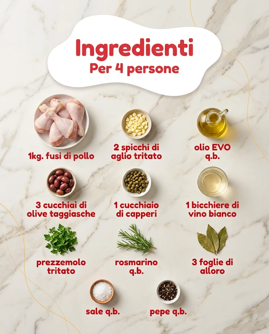 Fusi di pollo in umido fase 2