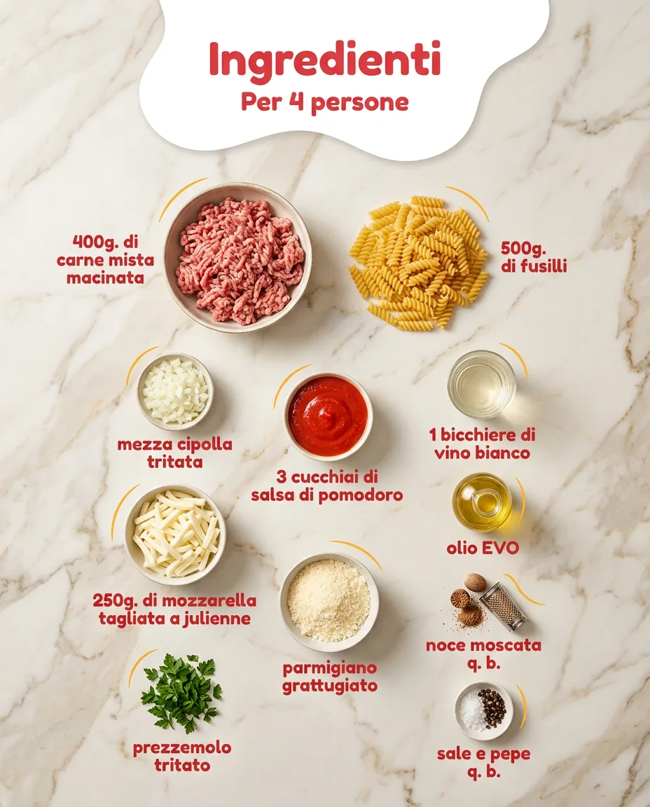 Fusilli al forno semplici fase 2