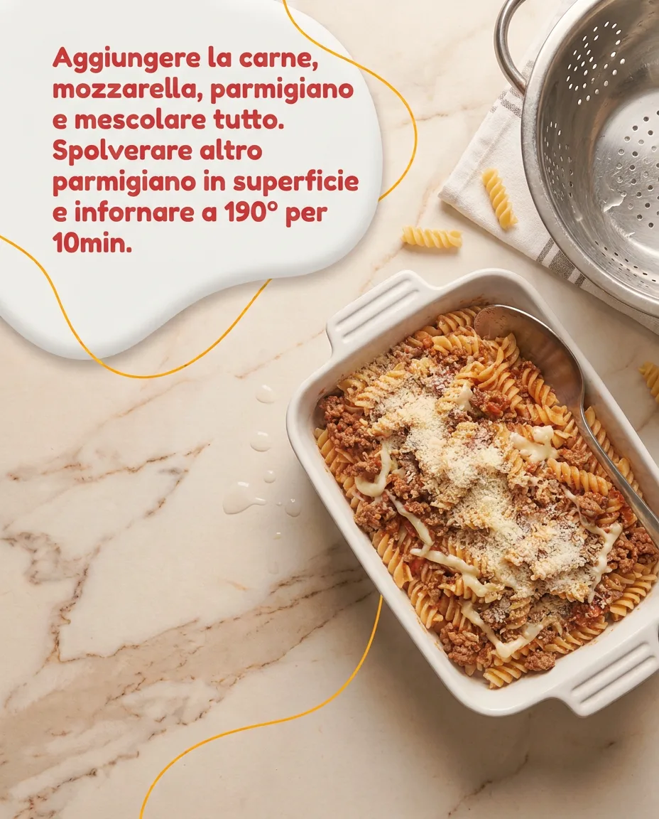 Fusilli al forno semplici fase 6