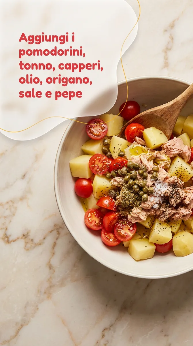 Insalata di patate fase 4