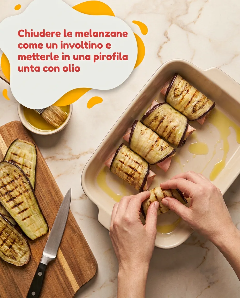 Involtini di melanzane fase 5