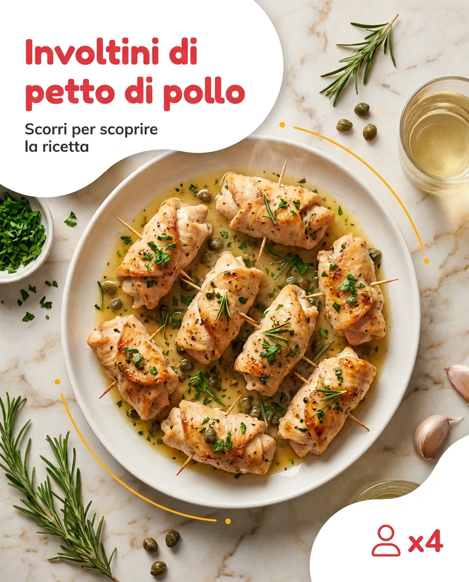 Involtini di petto di pollo