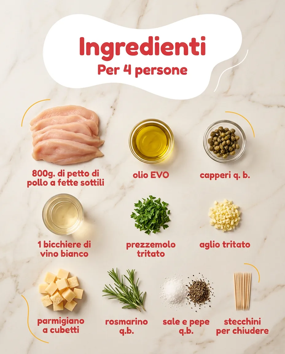 Involtini di petto di pollo fase 2