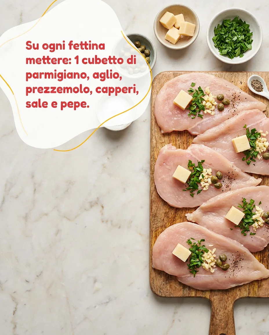 Involtini di petto di pollo fase 3