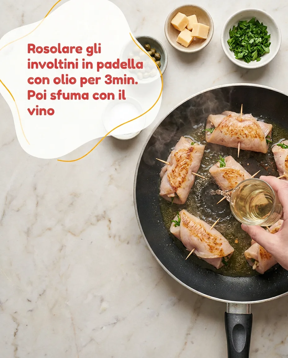 Involtini di petto di pollo fase 5
