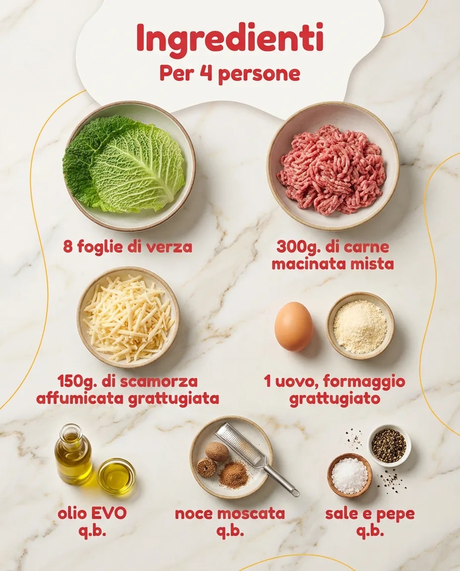 Involtini di verza ripieni di carne fase 2