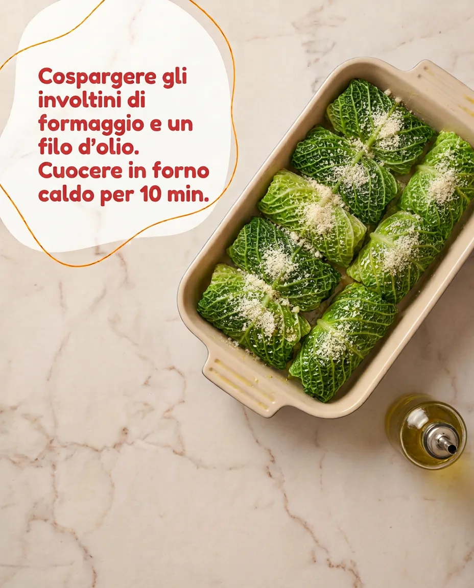 Involtini di verza ripieni di carne fase 8