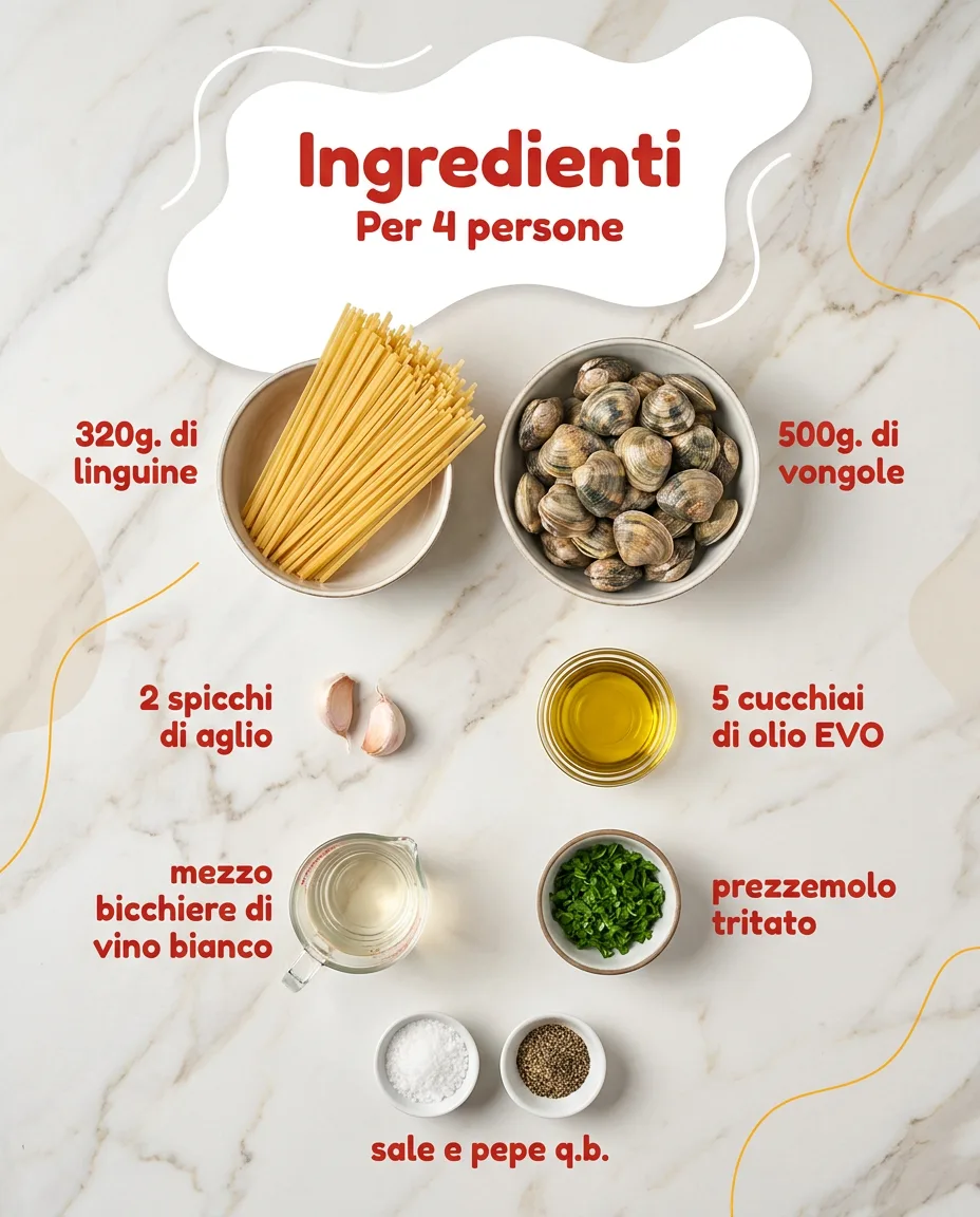 Linguine con le vongole fase 2