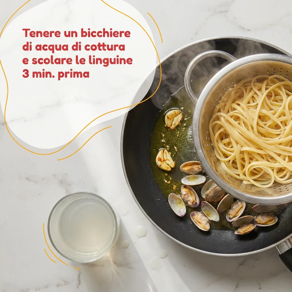 Linguine con le vongole fase 4