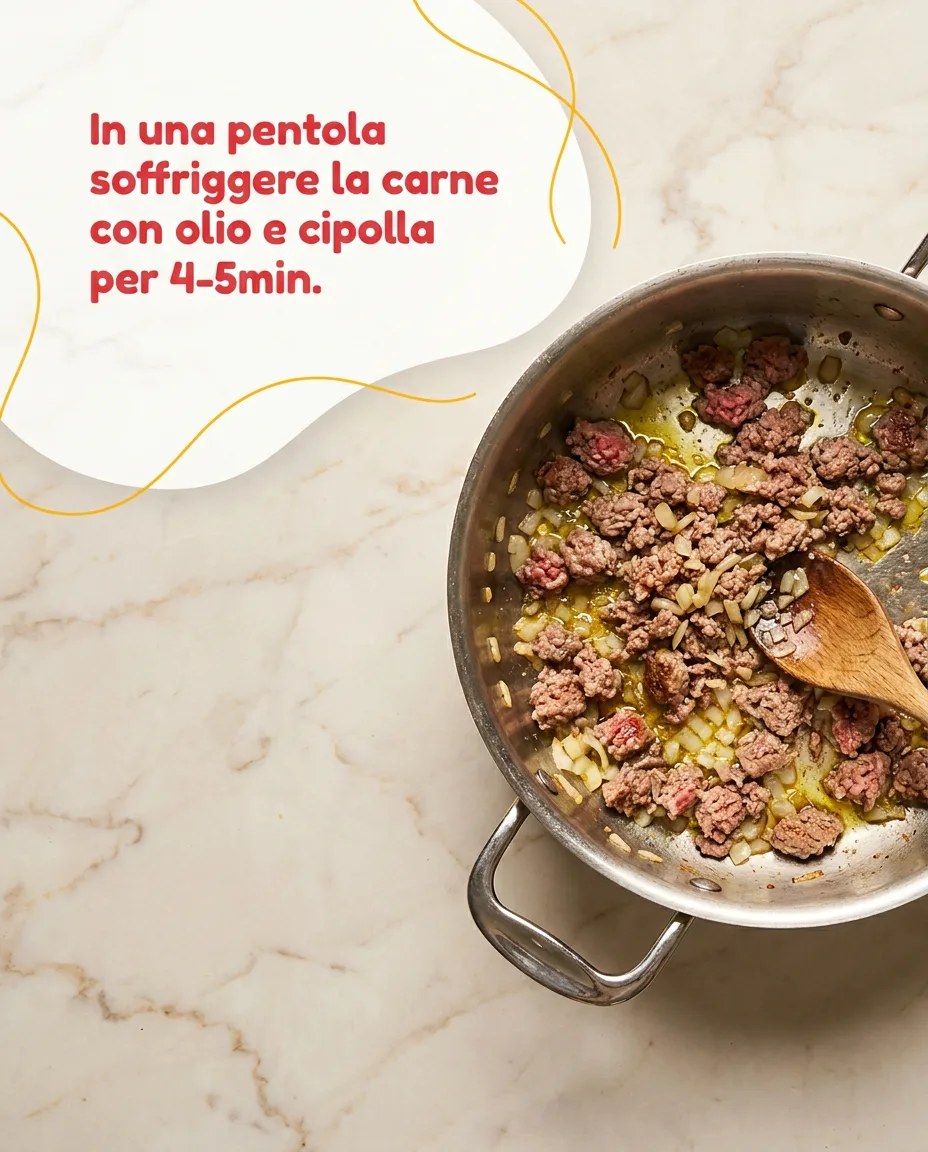 Minestrone pasta e carne fase 3