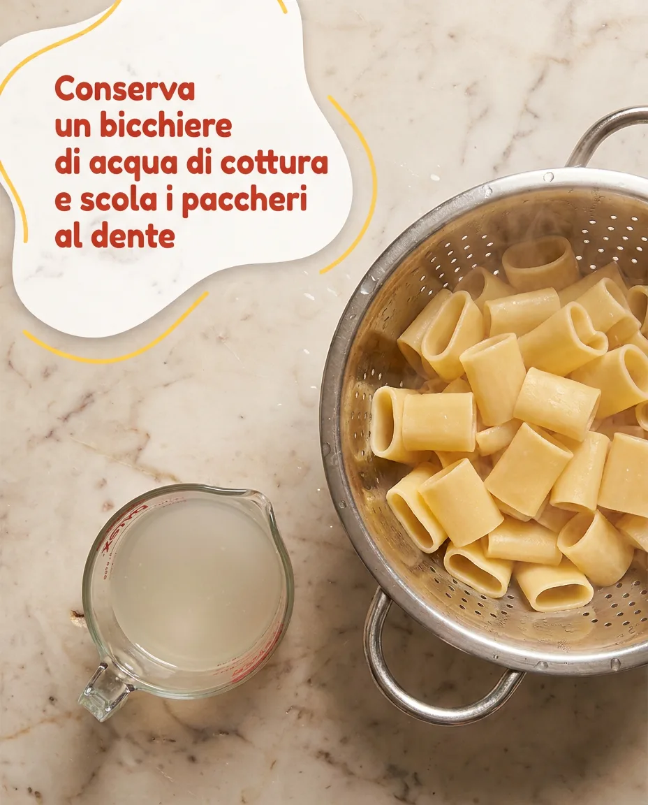 Paccheri con scampi fase 5