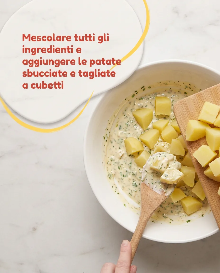 Patate con maionese fase 5