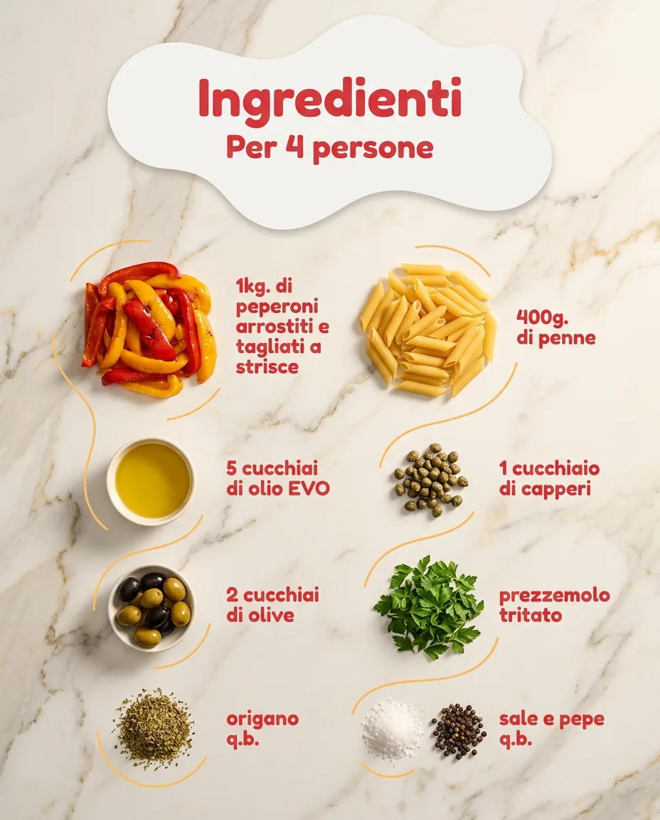 Penne e peperoni fase 2