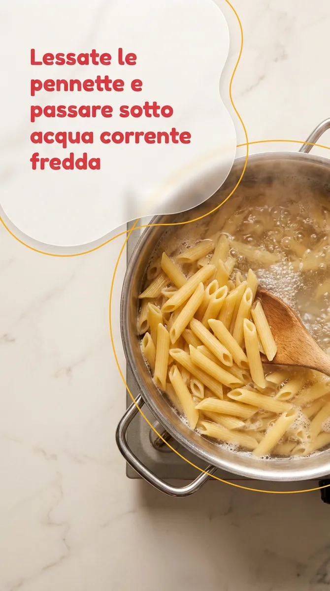 Pennette con tonno e limone fase 3