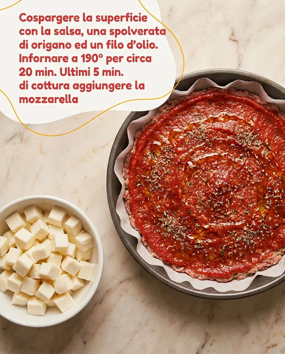 Pizza di carne fase 5