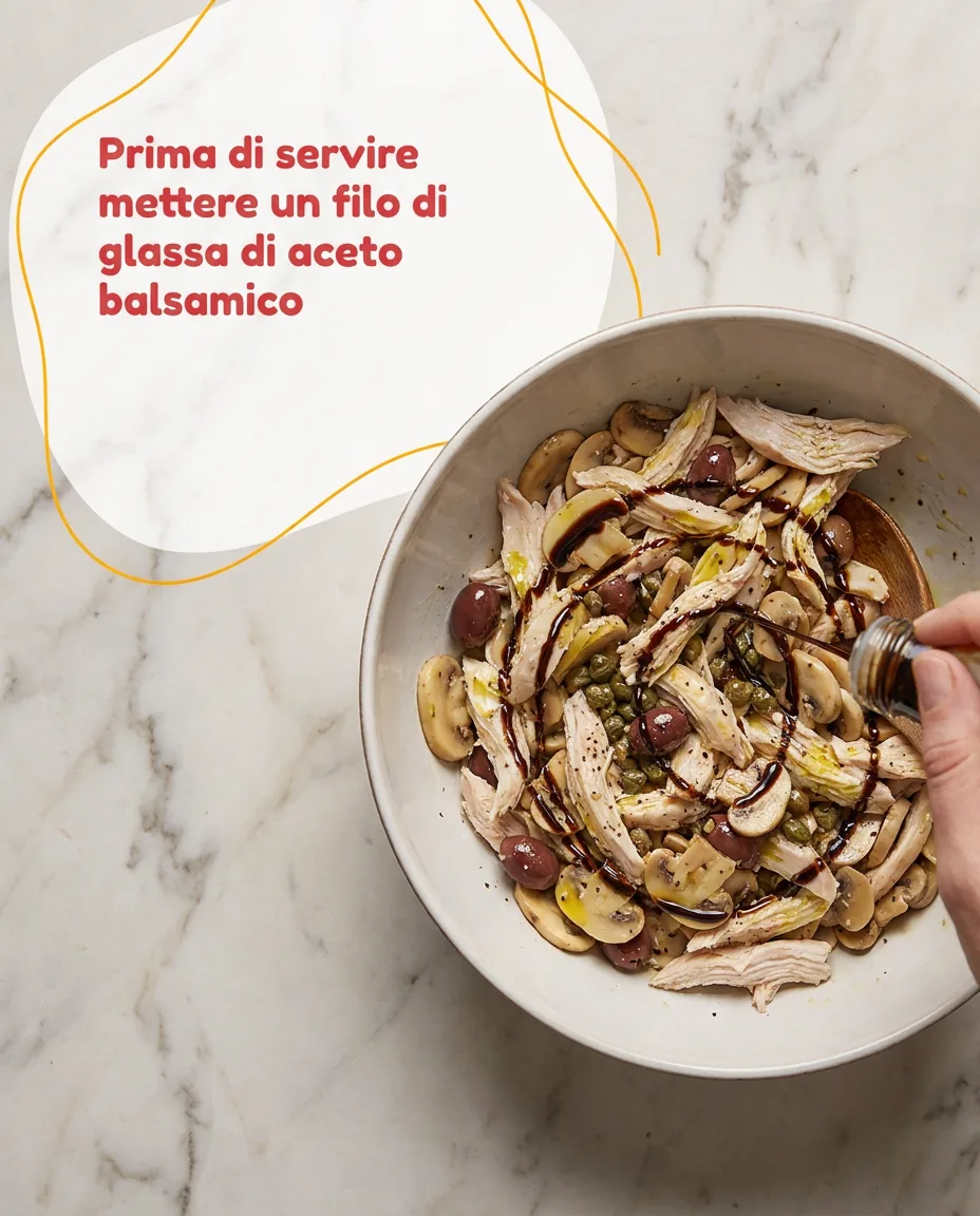 Insalata di pollo arrosto fase 5
