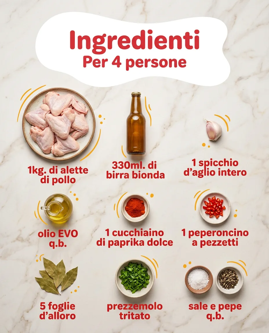 Alette di pollo alla birra fase 2