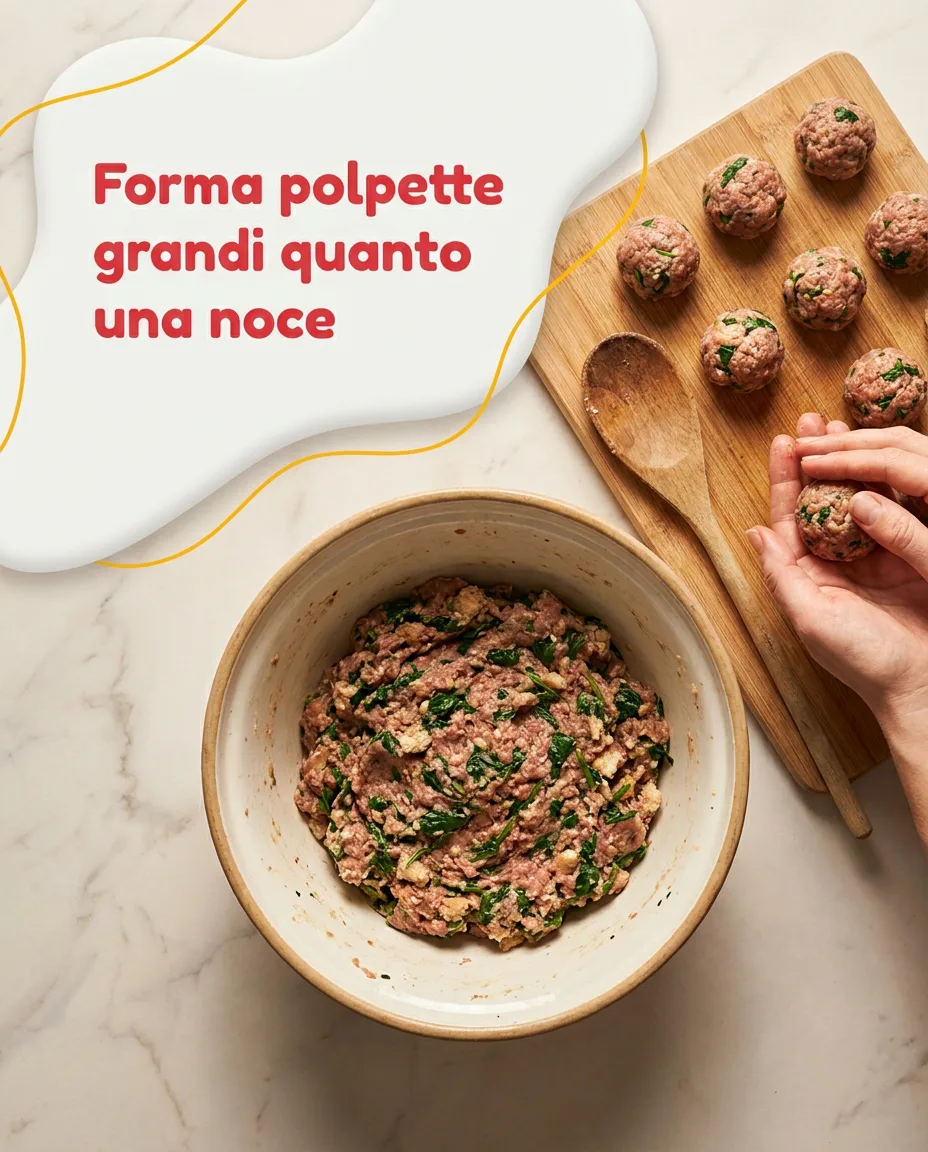 Polpette con avanzo di arrosto fase 4