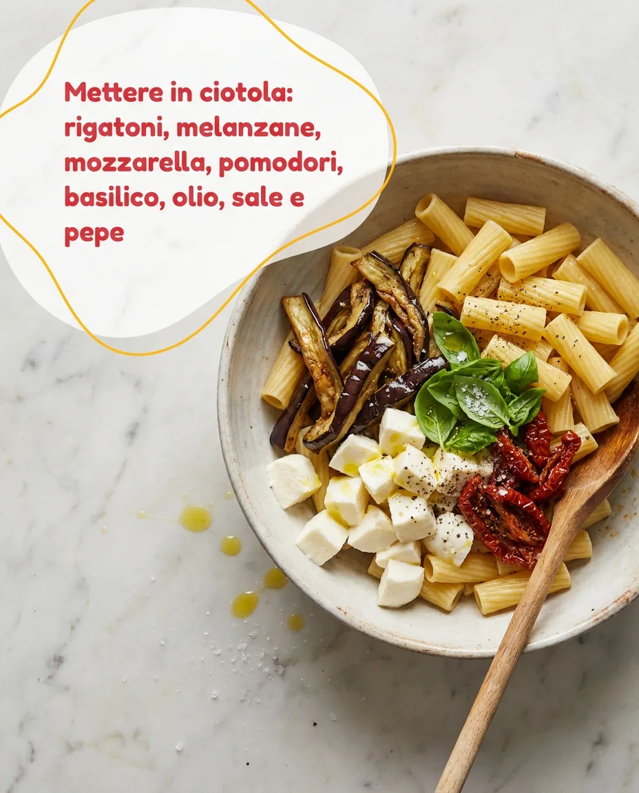 Rigatoni e melanzane fase 4