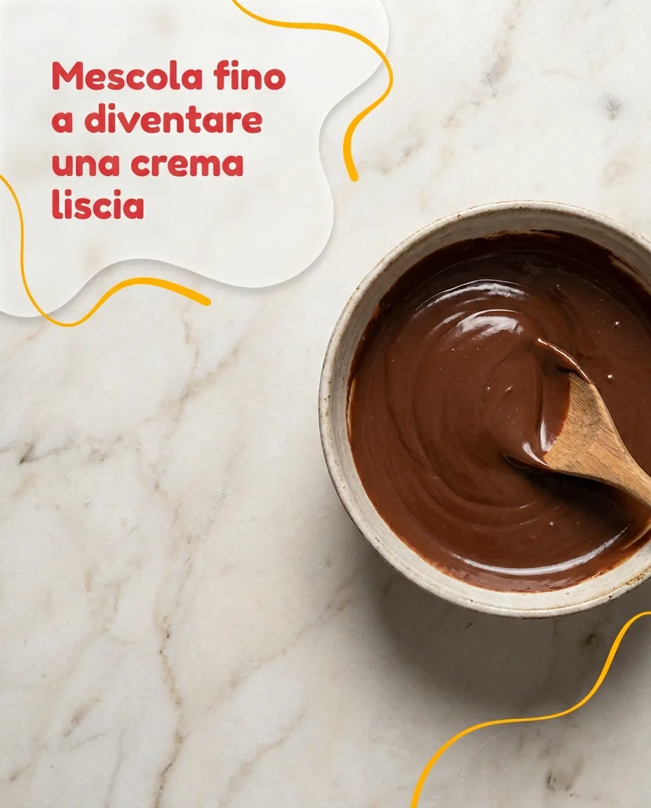 Salame al cioccolato senza uova fase 4
