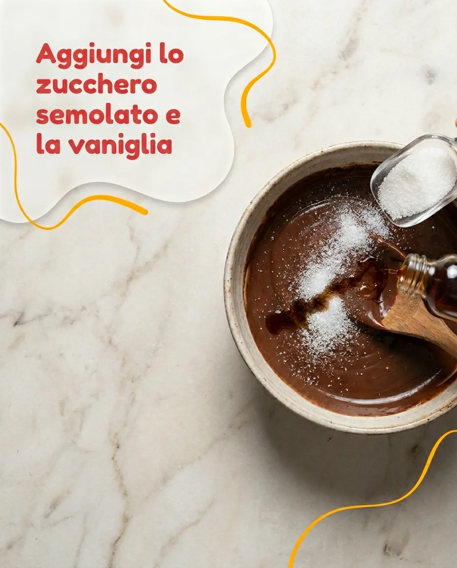 Salame al cioccolato senza uova fase 5