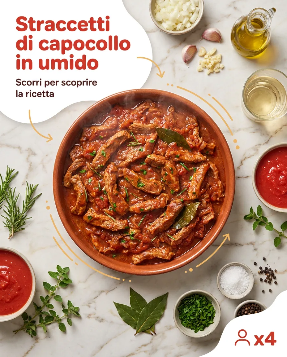 Straccetti di capocollo in umido