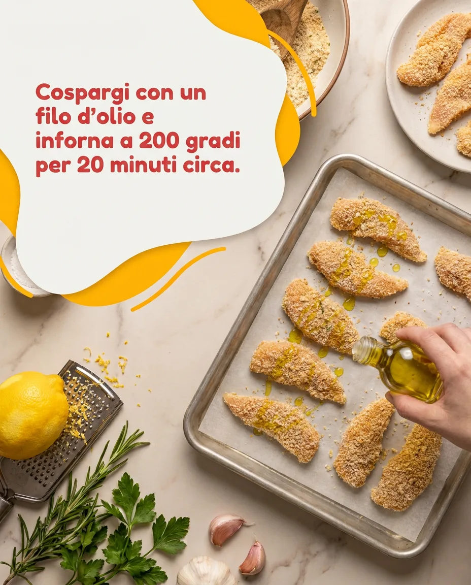 Straccetti di pollo impanati fase 5