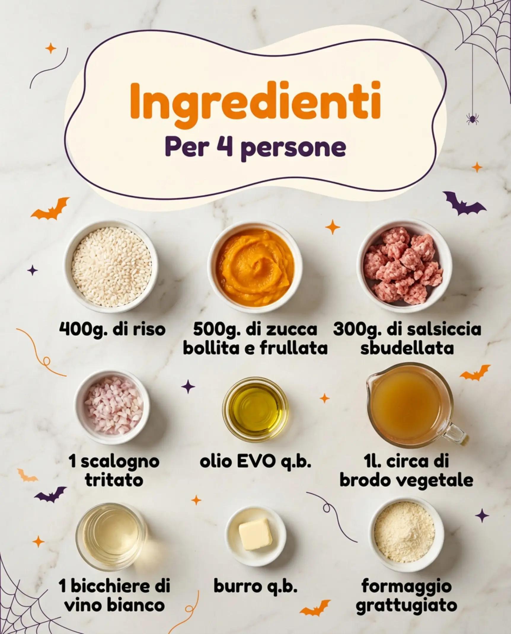 Risotto con salsiccia e zucca fase 6