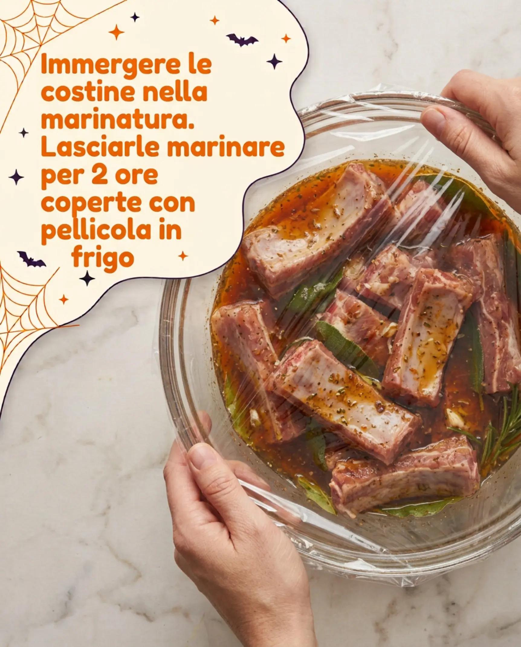 Costine di maiale grigliate fase 3