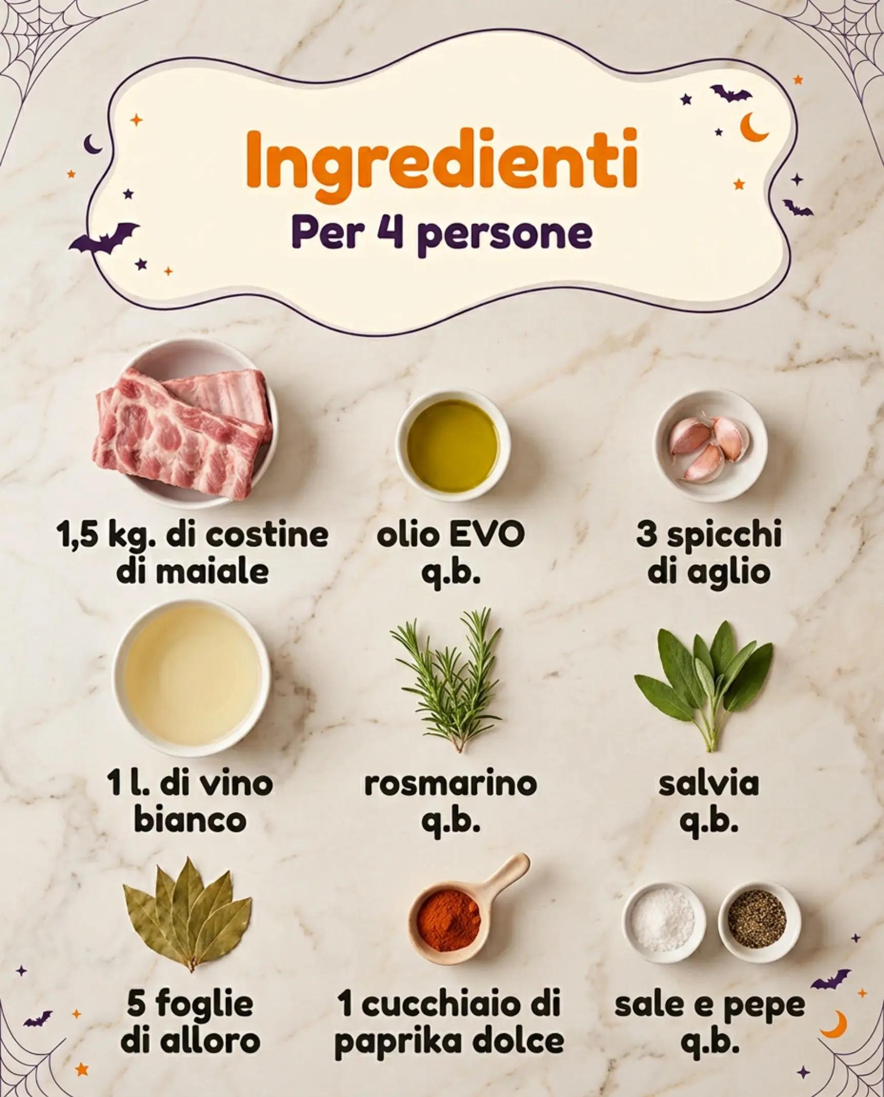 Costine di maiale grigliate fase 5