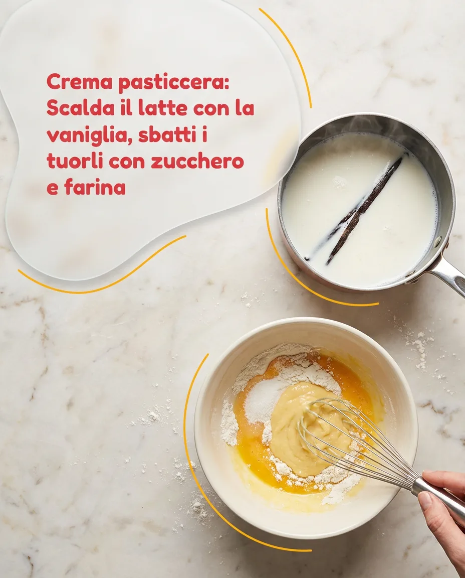 Tiramisù con crema pasticcera senza liquore fase 3