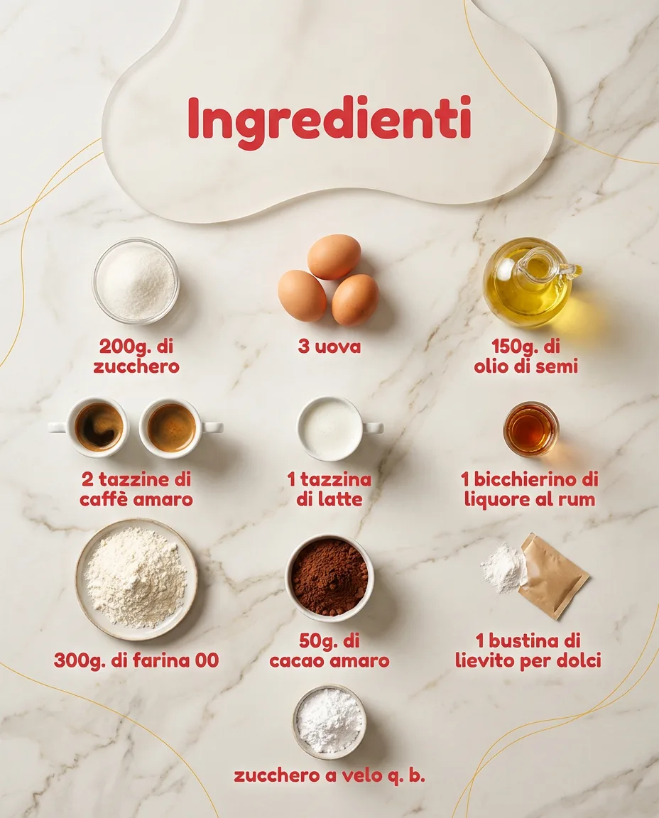 Torta cacao al caffè fase 2