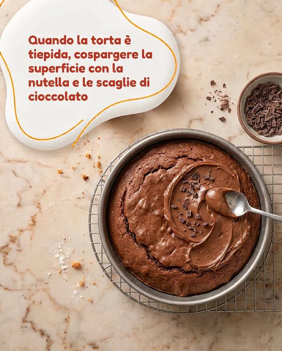 Torta al cioccolato fase 7