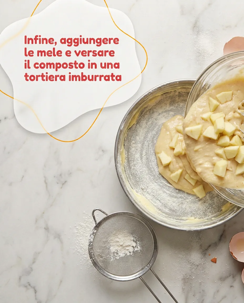 Torta di mele fase 6
